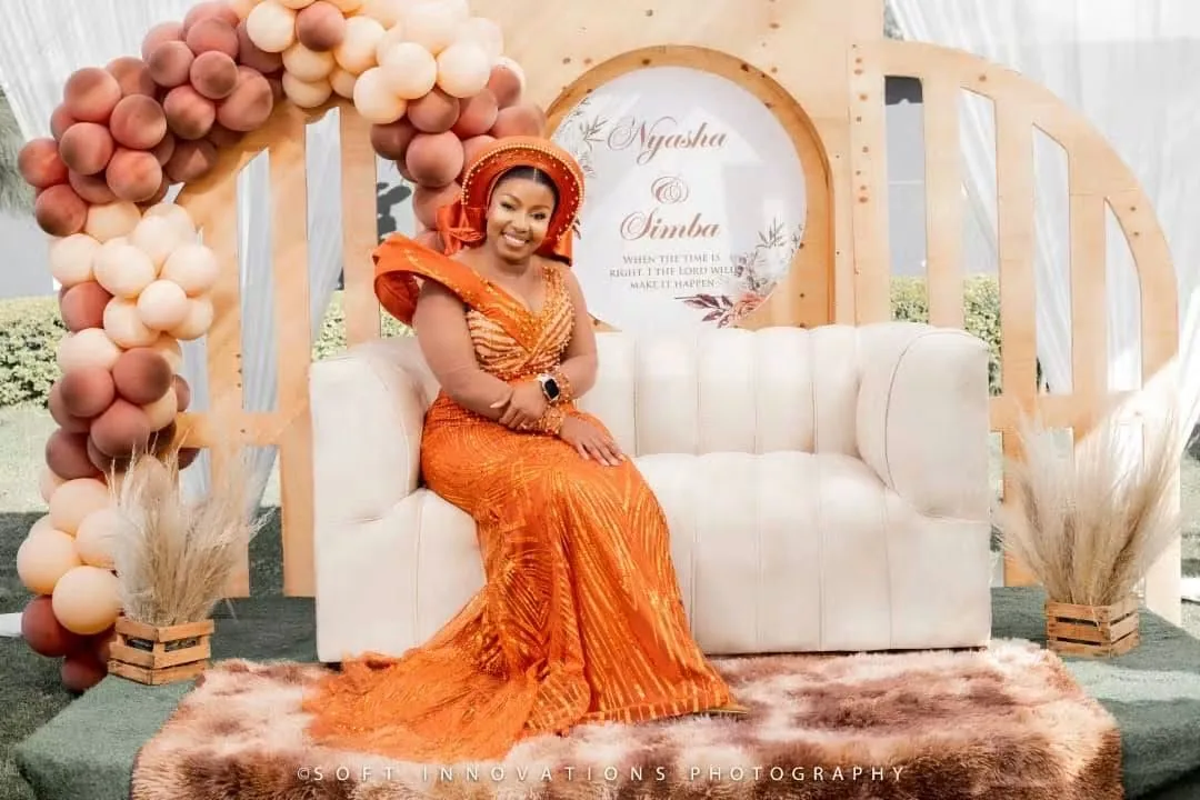Traditional decor and styling at Nyasha and Simba's roora in Harare — founder's pre-Caronai experience, planned and coordinated by Tanaka